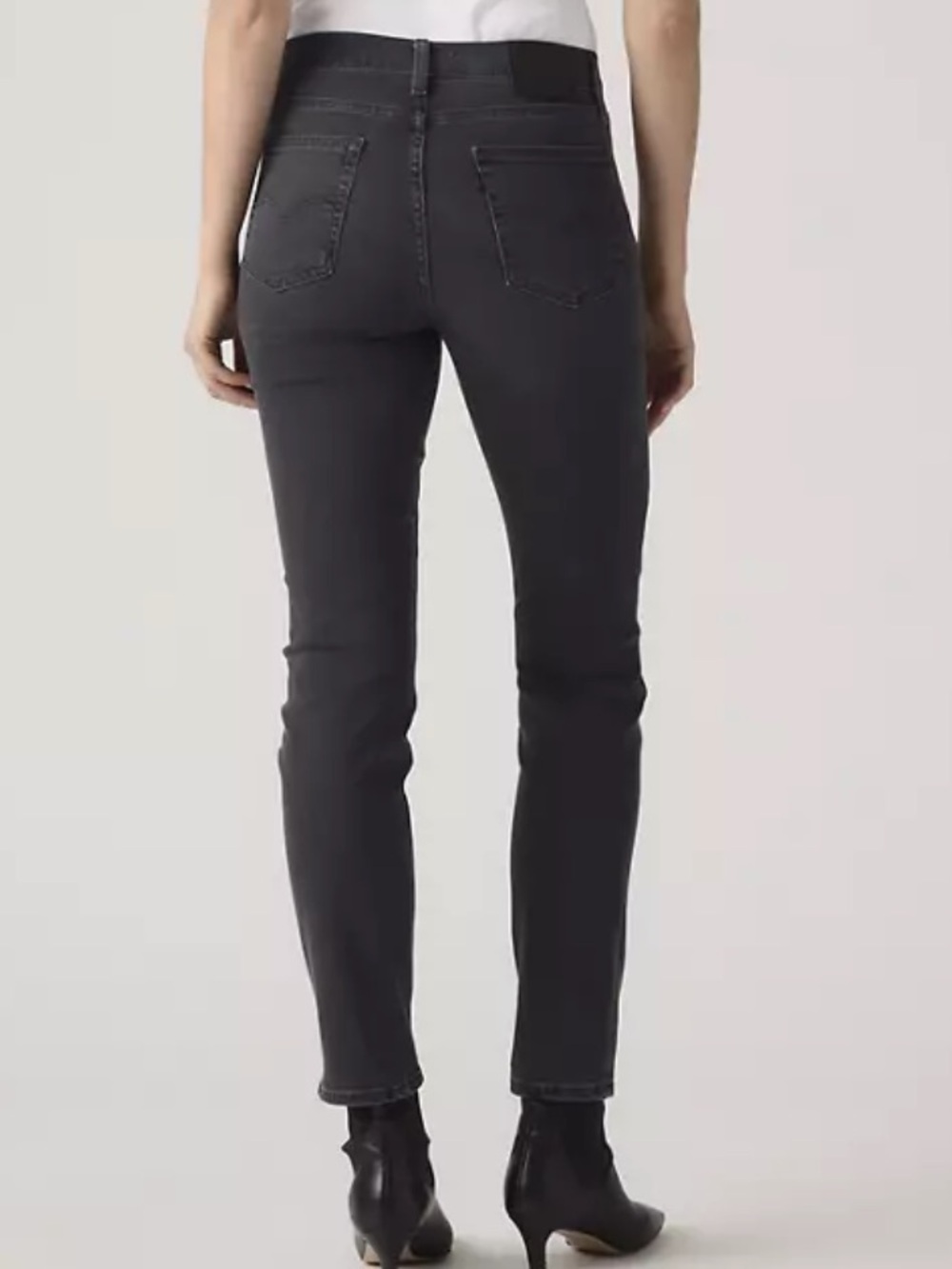Levi’s 724 High Rise Straight Leg Women’s Black Jeans Size W28 L30 🖤 - Picture 3 of 9